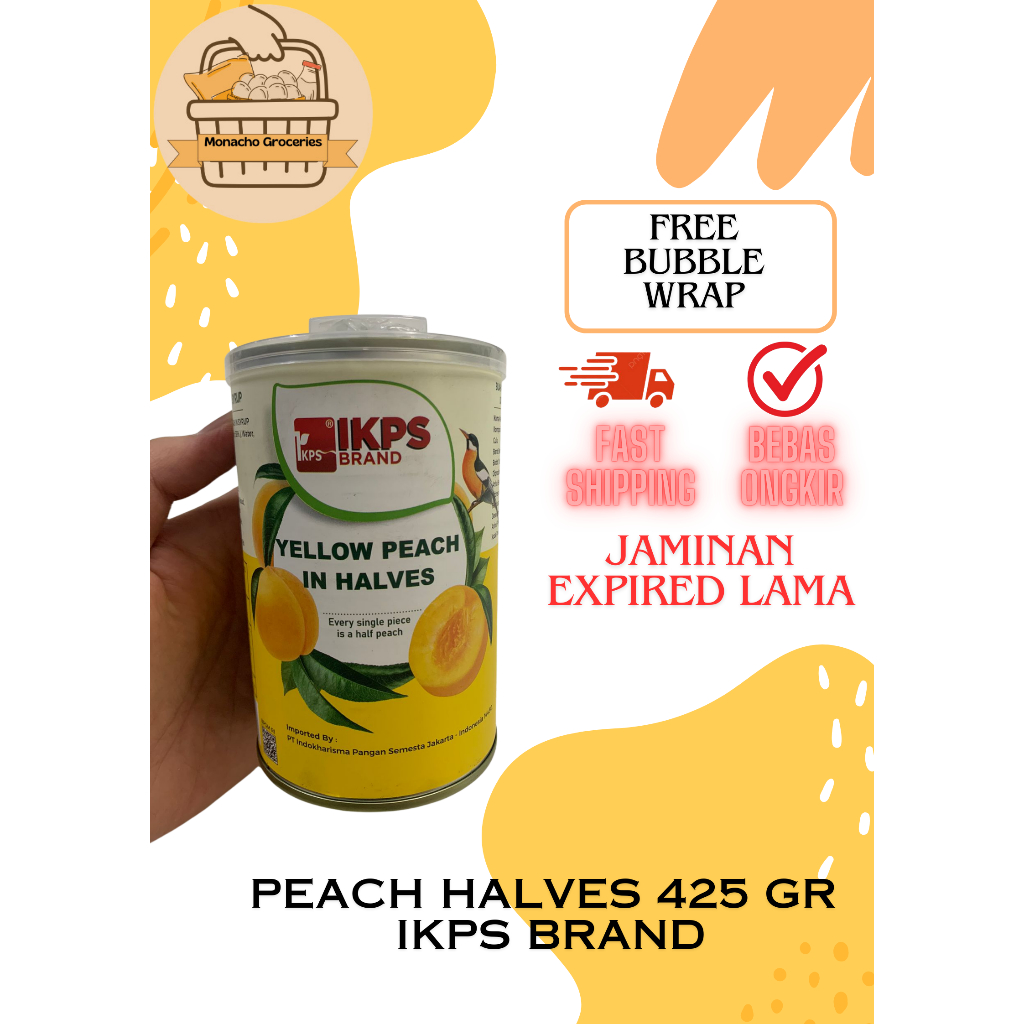 

Yellow Peach Halves ' IKPS BRAND '