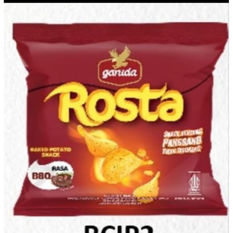 

Garuda Rosta Snack Kentang Panggang Rasa BBQ - 16g, 60g