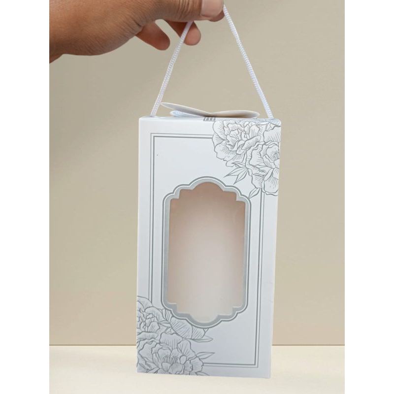 

(50Pcs) Box Kemasan Gelas Souvenir Ukuran 8,5x8,5x16 Cm