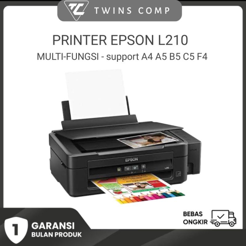 Printer Fotocopy Epson L210 Print Scan copy