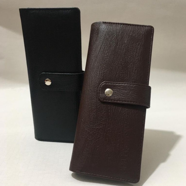 Menarik Dompet Kartu  Dompet Album Kartu  Card Holder Album  Album Logam Mulia Jumbo Kancing Polos