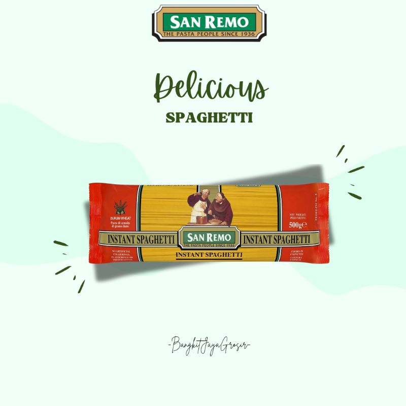 

SAN REMO SPAGHETTI PASTA 500 GR