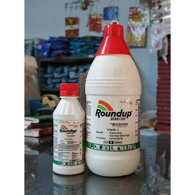 TERMURAH DIJAMIN ORI ROUNDUP ASLI  ORIGINAL OBAT PEMBASMI RUMPUT TANAMAN