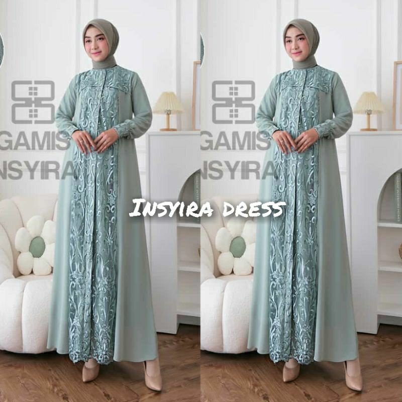 cod//gamis tille bordir cerruty babydol//insyira dress//gamis busui elegant by guzel