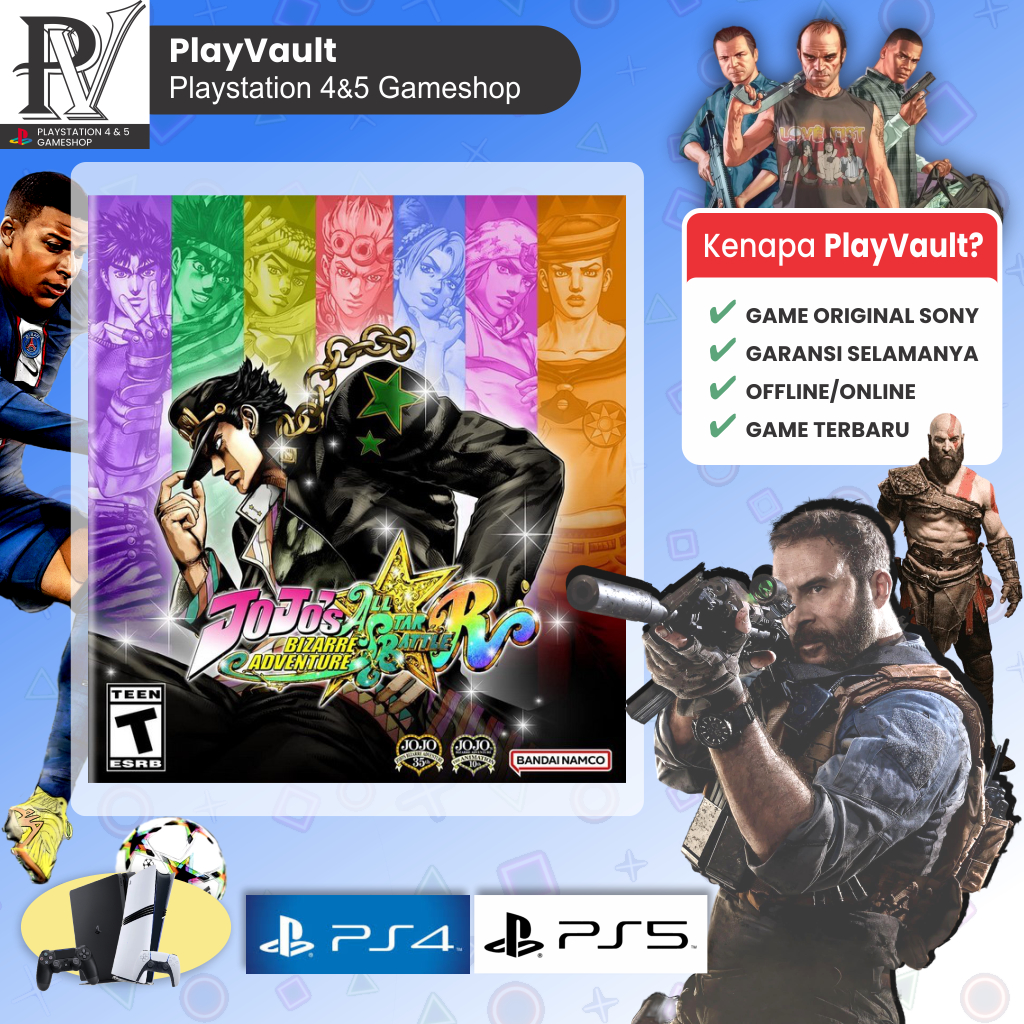 Jojo's Bizarre Adventure All-Star Battle R PS4 PS5