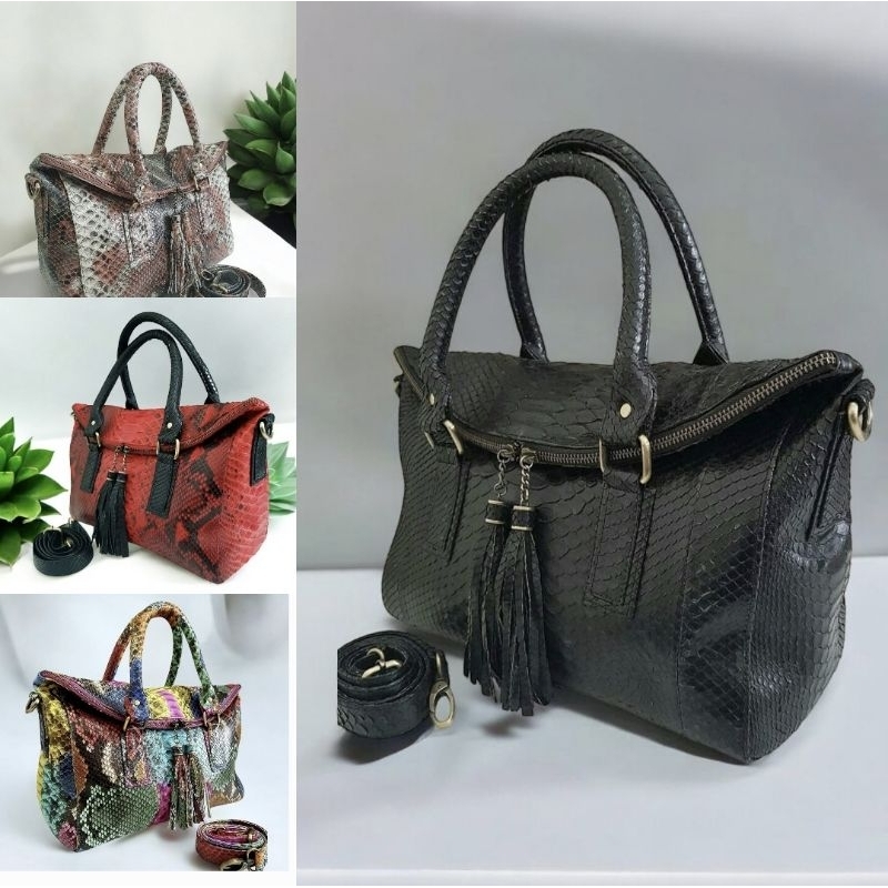 BIG SIZE Tas kulit Ular Arimbi original Phyton