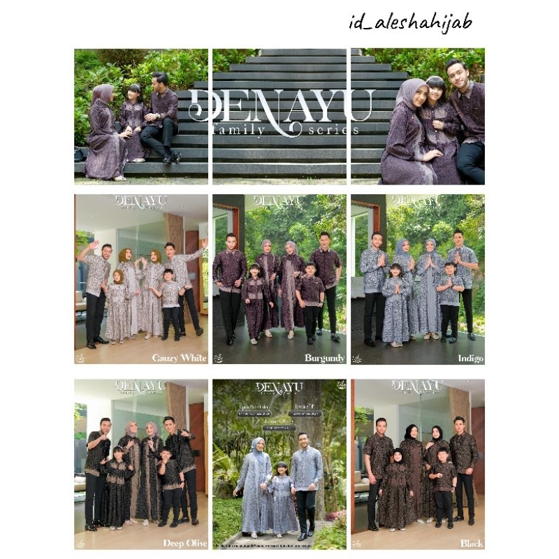 Den Ayu Family Series by Aden Hijab | Sarimbit Den Ayu by Aden Hijab | DenAyu Sarimbit Aden | Sarimb