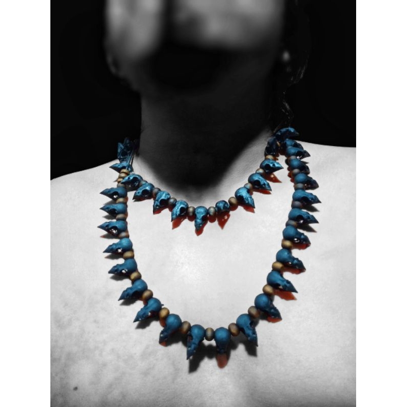 Kalung Handmade Skull Black #993