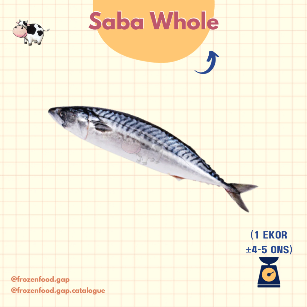 

SABA WHOLE | IKAN SABA EKORAN | FROZENFOODGAP