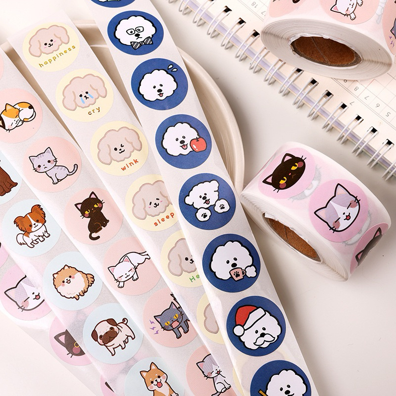 

40 pcs Sticker Puppy Lucu Dog