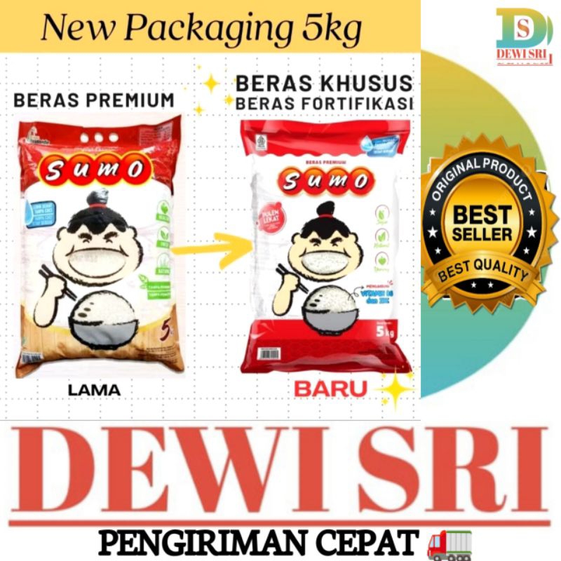 

Beras Premium NEW SUMO MERAH Kemasan 5Kg