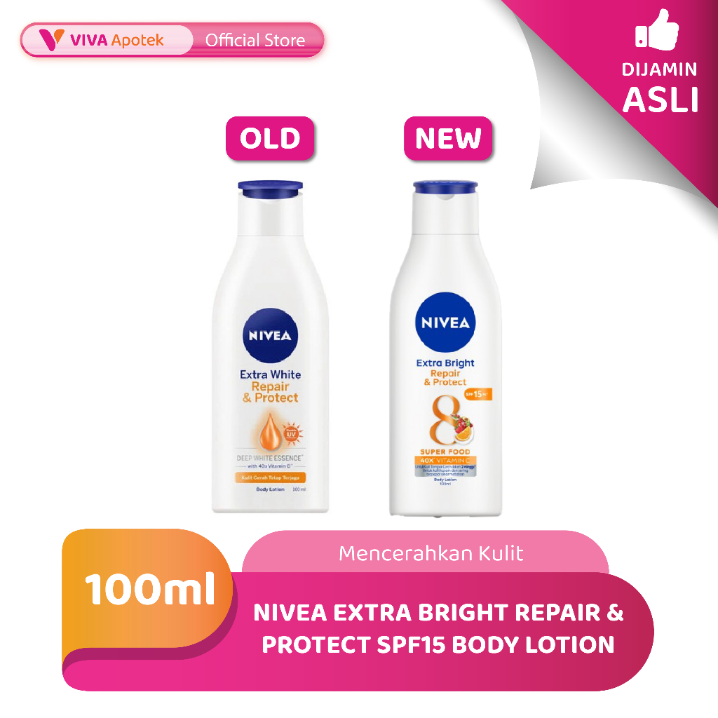 Nivea Extra Bright Repair & Protect SPF15 Body Lotion (100 ml)