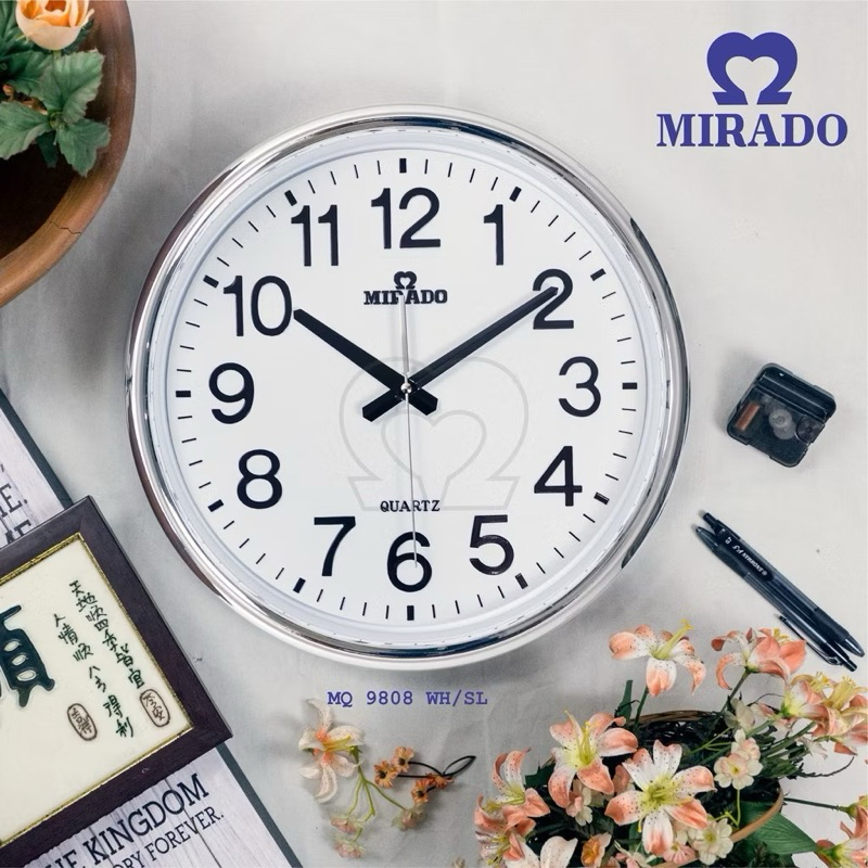 jam dinding BESAR bunyi Mirado Original