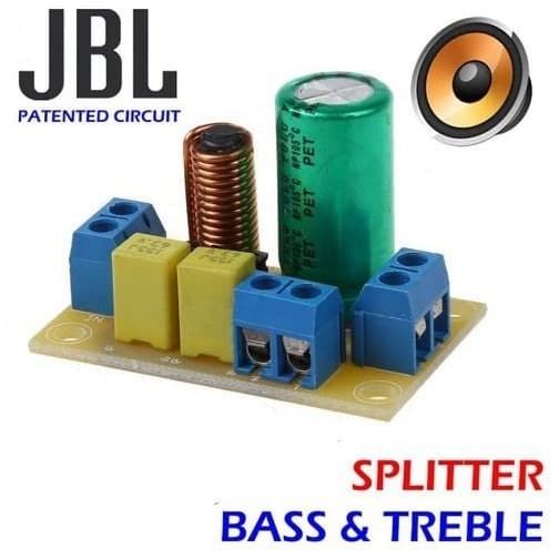 Kit Crossover JBL 2 Way Splitter Filter Pengaman Pembagi Suara Speaker