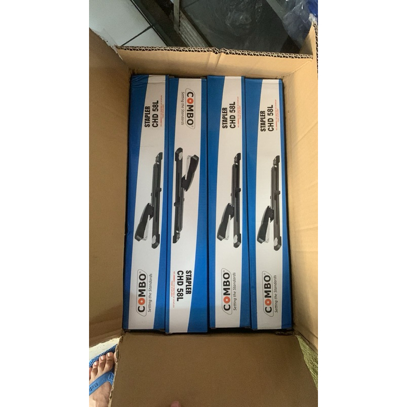 

STAPLER COMBO CHD 58 L / STAPLER UNTUK JILID BUKU / STAPLER BESAR