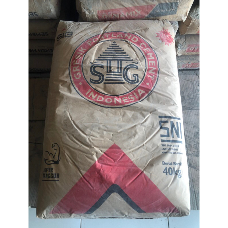 [Eceran] Semen Gresik / Merdeka / Semen Putih Black Bull / Semen Putih 3 Roda (1 KG)