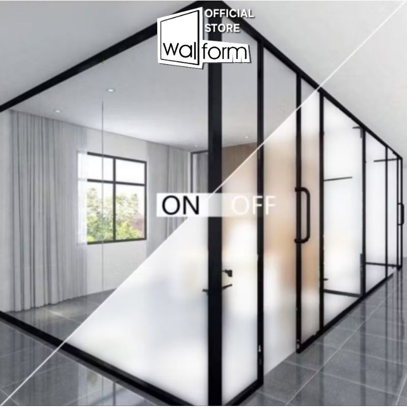 WALLFORM - Smart Film PDLC Transformers Dengan Remote Control Atau Smart Glass PDLC