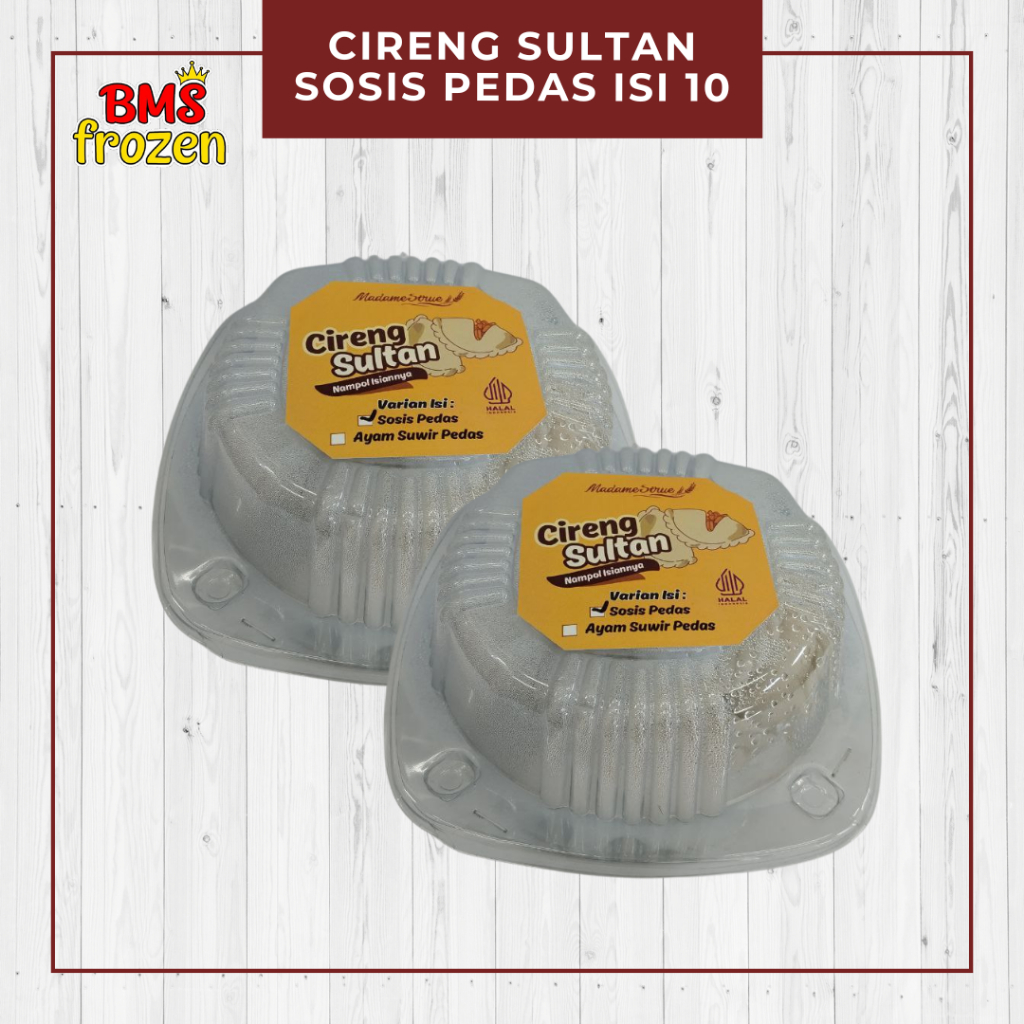 

BMS Frozen Mart | Cireng Sultan | Cireng Isi Sosis Pedas | Cireng Ayam Suwir