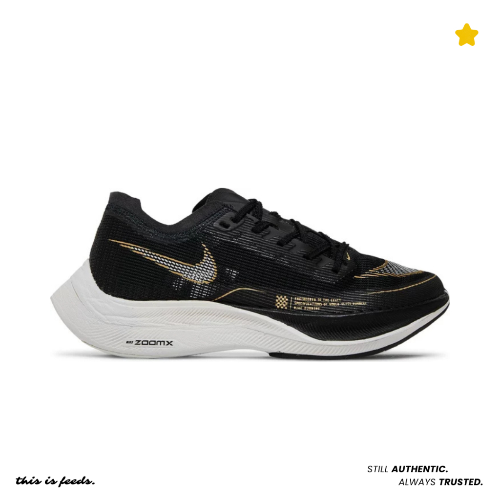 Nike ZoomX Vaporfly NEXT% 2 'Black Metallic Gold'