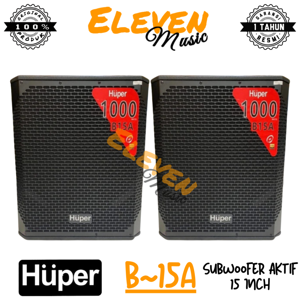 Huper B15A Subwoofer Aktif 15 Inch Original Huper B-15A