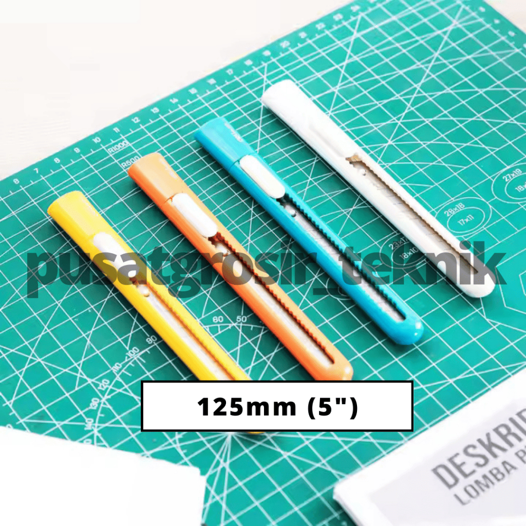 

HKKS Pisau Cutter Kecil Mini 125mm 5
