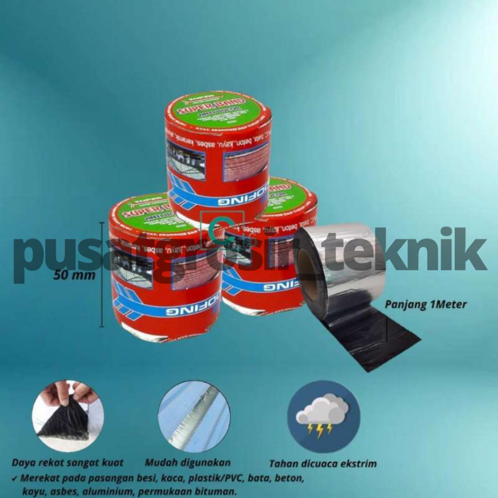 Super Band Lem Seng Atap Asbes 1 Meter