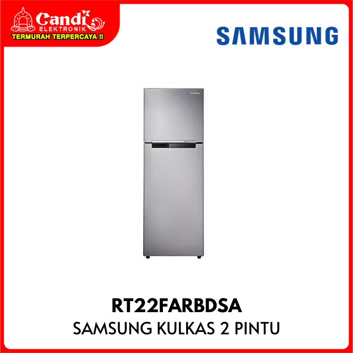 SAMSUNG Kulkas 2 Pintu 234 Liter RT22 dengan dengan All-around Cooling Cool Pack Deodorizing Filter 
