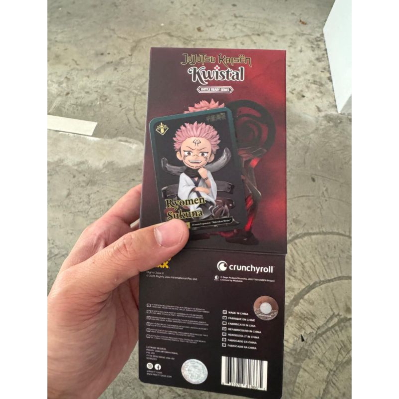 SECRET Mighty Jaxx Jujutsu Kaisen Kwistal Battle Ready Series - Ryomen Sukuna Foil Sealed