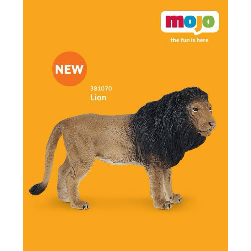 Mojo Africa Lion | Animal Figurine Lion | Miniatur Singa | Animal Figure Lion