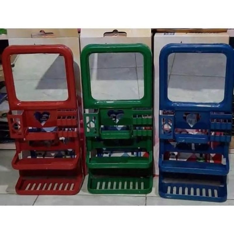 Cermin Gantung Kamar Mandi / Rak Serbaguna