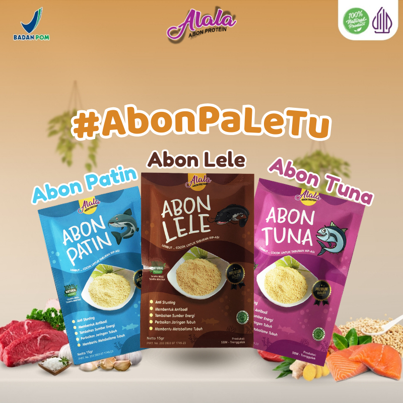 

Abon Alala | MPASI Praktis | Siap Saji, Tinggal Tambah Nasi I Penambah Nafsu Makan I Anti GTM