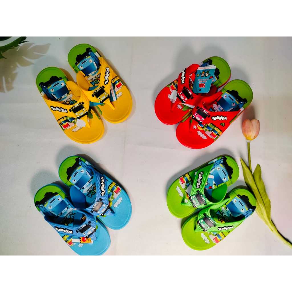 Sandal Anak Yumeida Karakter Bus Tayo-2117