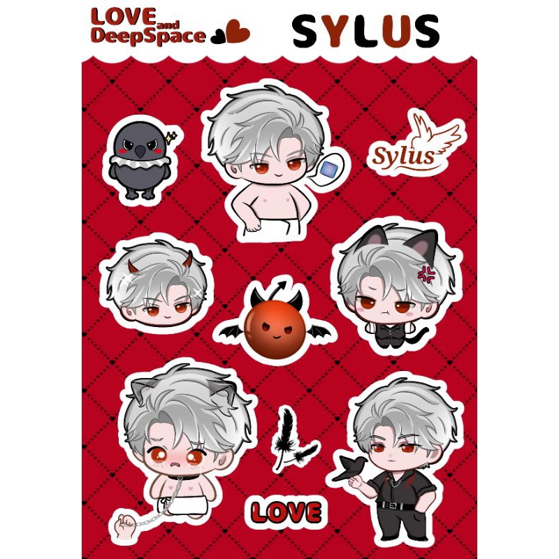 

stiker sheet love and deepspace / stiker vinyl A6 [READY STOCK]