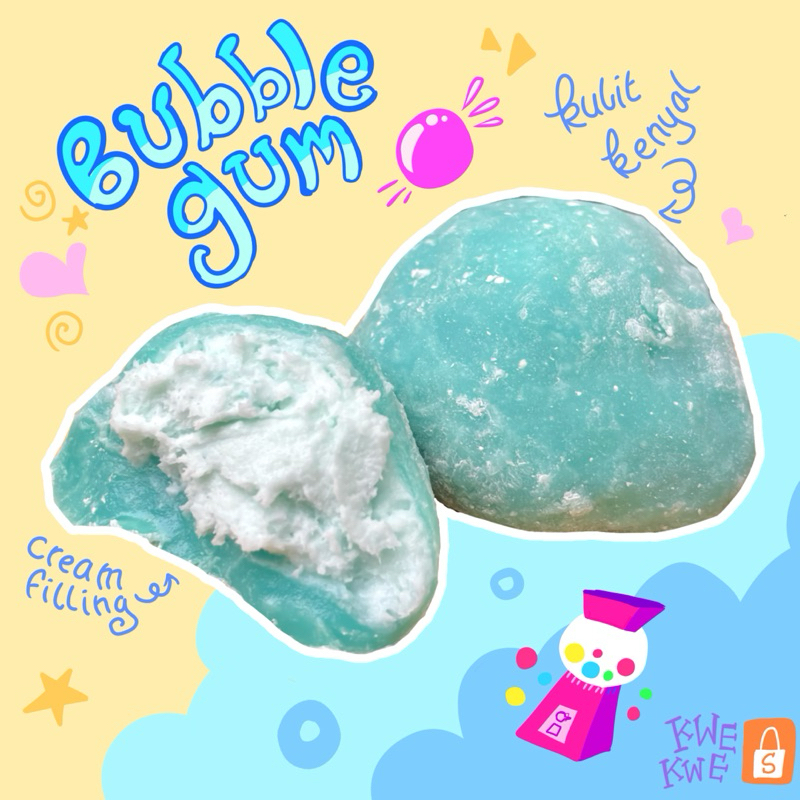 

BUBBLEGUM MOCHI - Freshly Homemade By KweKwe