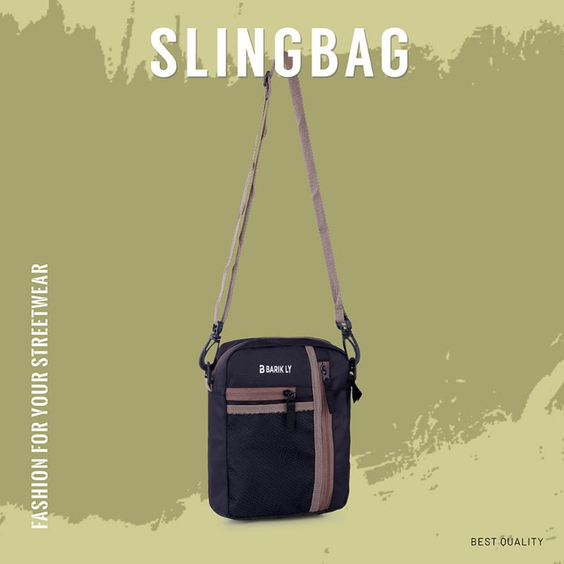 Tas Sling bag pria wanita Takuza tas outdoor cocok pergi kemana mana