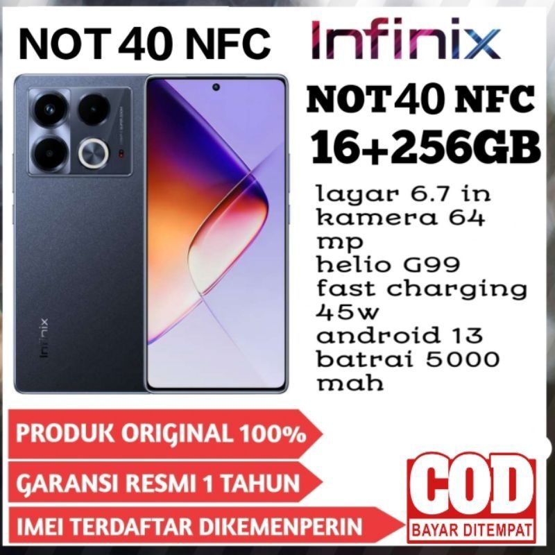 Infinix Not 40NFC 16/256