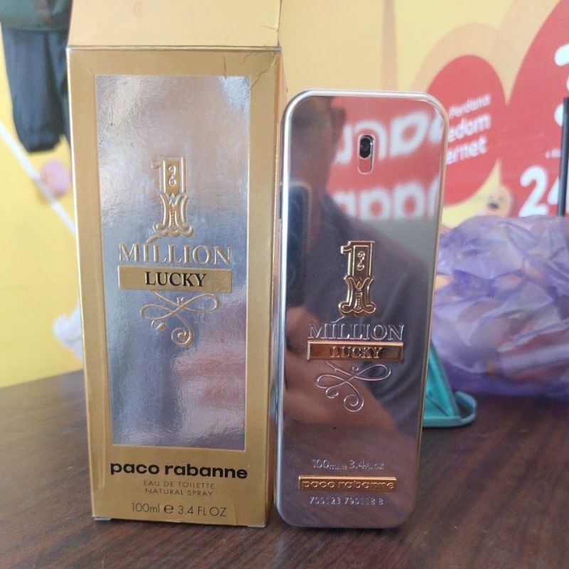 preloved parfum 1 one million lucky from paco rabanne