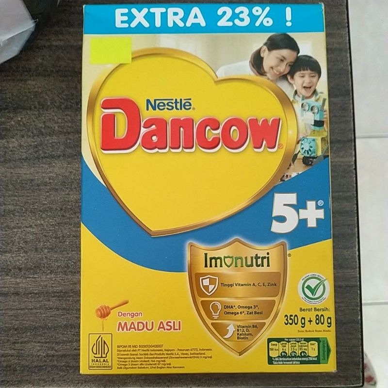 

Nestle Dancow 5+ Rasa madu 350gr+80gr Diskon 20%