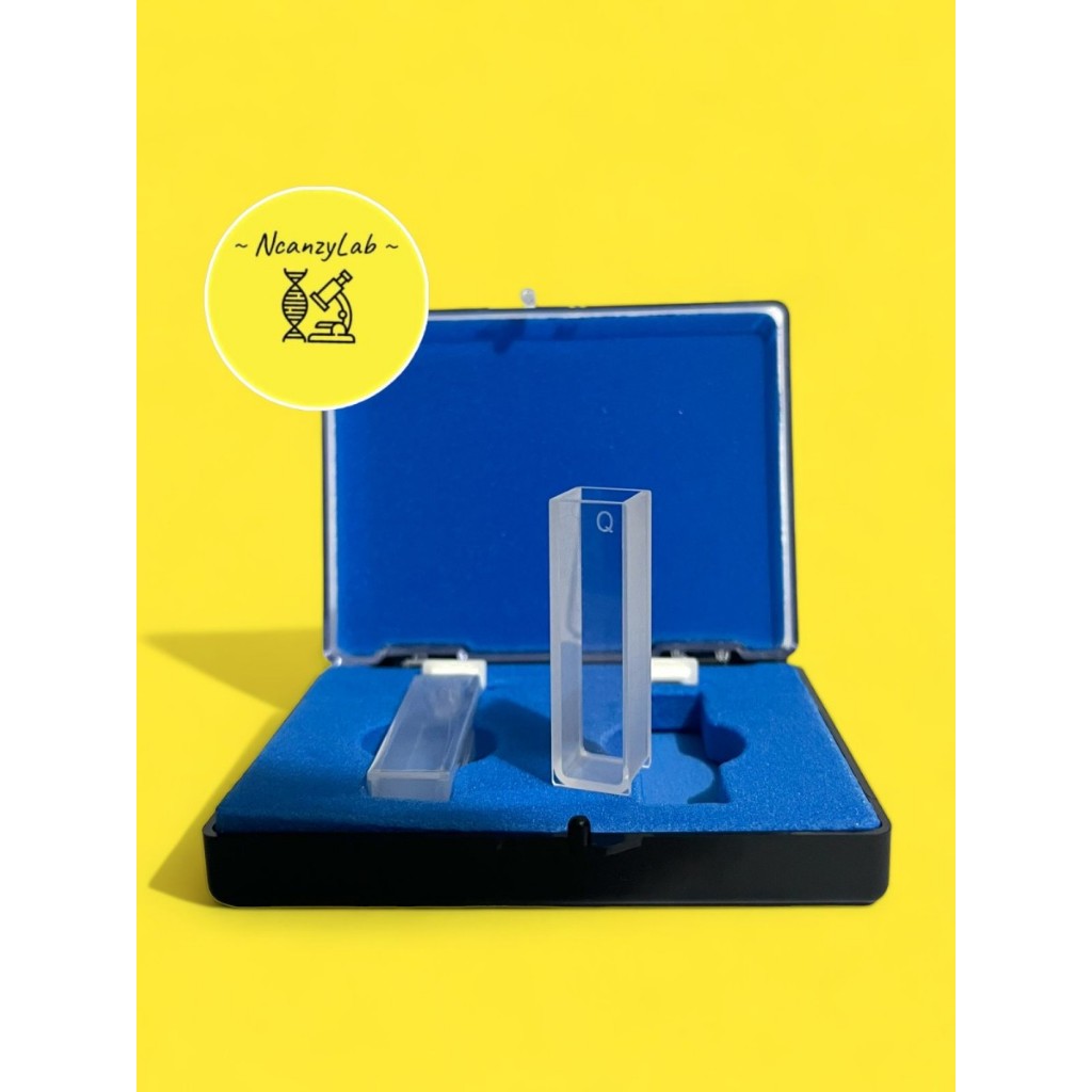 Kuvet Kuarsa / Cuvete Quartz Spektrofotometer UV VIS 10 mm