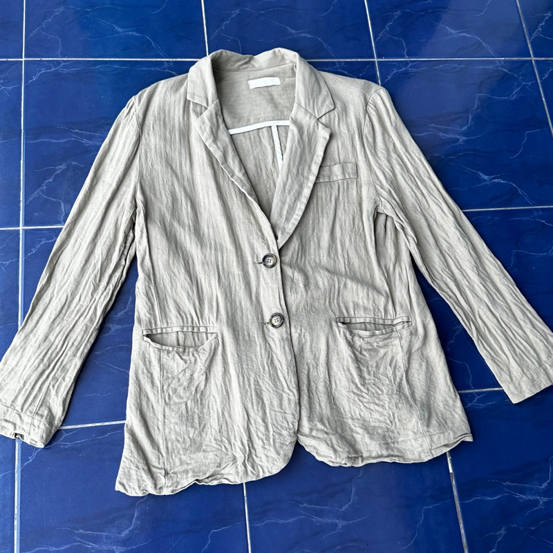 linen blazer preloved