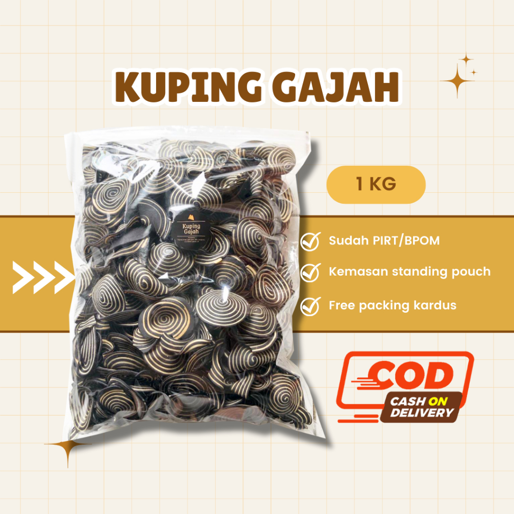 

[DELISH SNACKS] Kuping Gajah (Grosir) 250gr 500gr 1 KG / Snack Cemilan Camilan Grosiran Kiloan