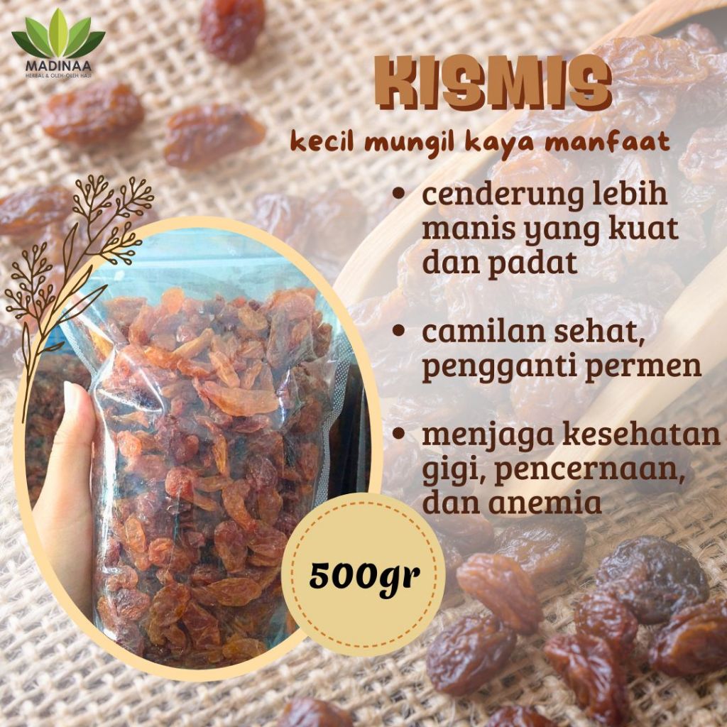 

KISMIS kemasan 500gram -1000gram