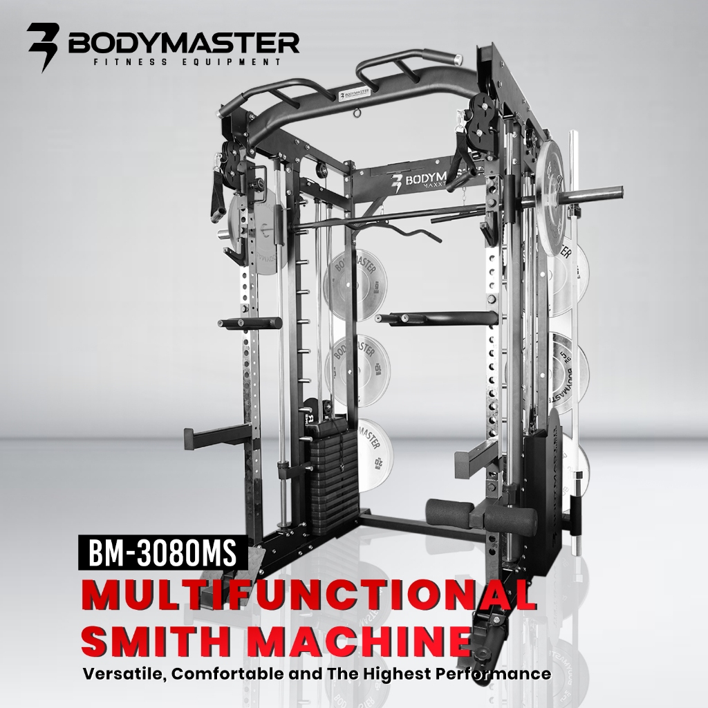 BODYMASTER Smith Machine BM-3080MS - Power Rack Functional Bench Press