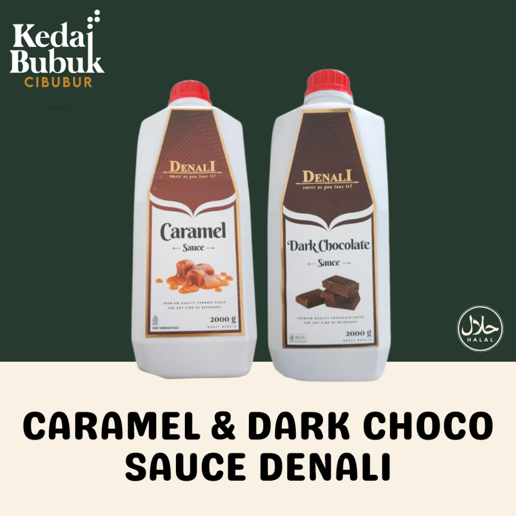 

Sauce Caramel & Dark Chocoate Denali 100% ASLI