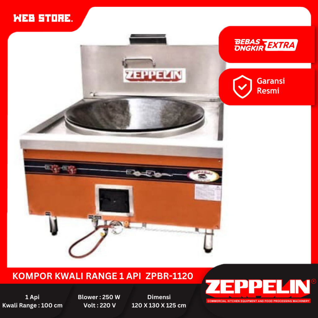 Kompor Kwali Range 1 Tungku ZPBR-1120 Zeppelin