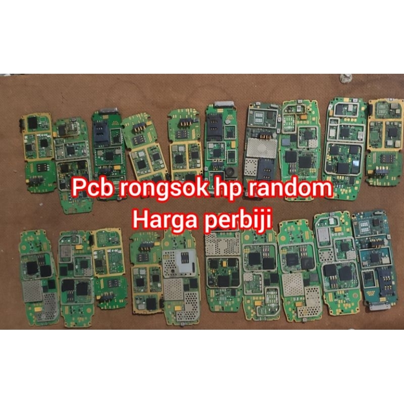 PCB RONGSOK HP RANDOM HARGA PERBIJI BAHAN LEBURAN EMAS