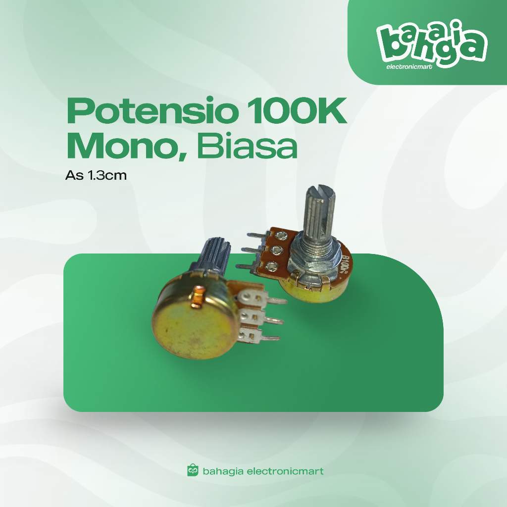 POTENSIO MONO 100k BIASA / Potensio Mono 100K 100 K Biasa