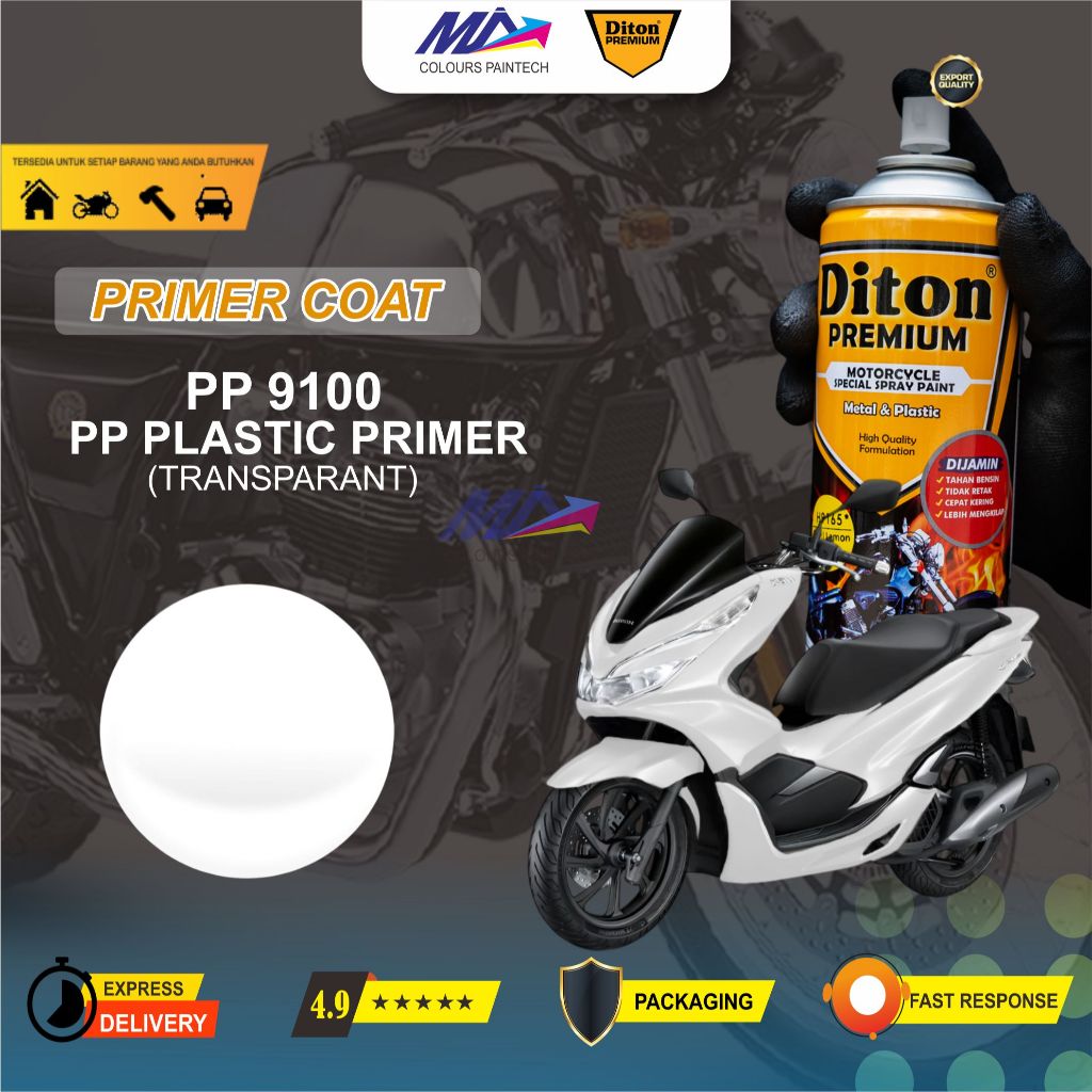 DITON PREMIUM 9100** PP PLASTIK PRIMER TRANSPARAN 300 CC