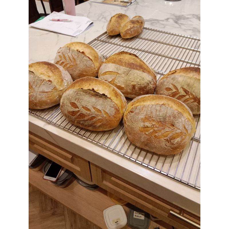 

COUNTRY BREAD/Roti Sourdough Tanpa Gula, Susu Dan Telur/WHOLEWHEAT BREAD/Vegan Sourdough | No Milk, No Egg, No Sugar