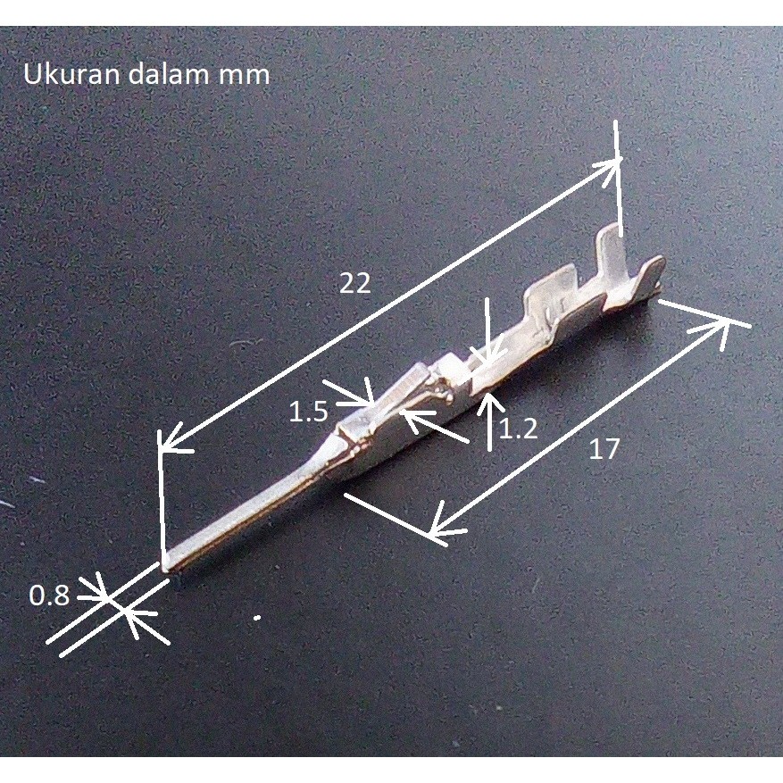 Pin Skun Head Unit Kecil untuk Soket Female 20 24 28 40 pin Toyota Daihatsu